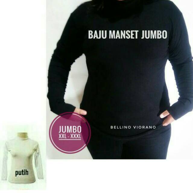 manset baju jumbo xxl