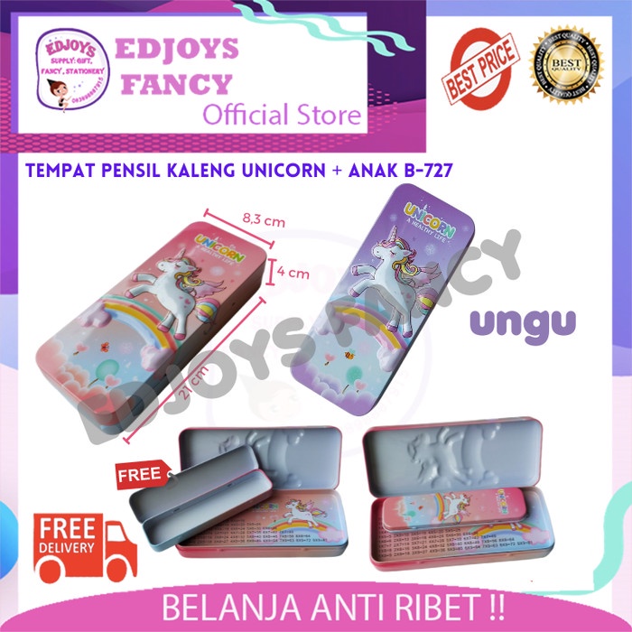 

Star Tempat Pensil Anak Perempuan Aesthetic Karakter Unicorn Isi Anak 725-7 Promo