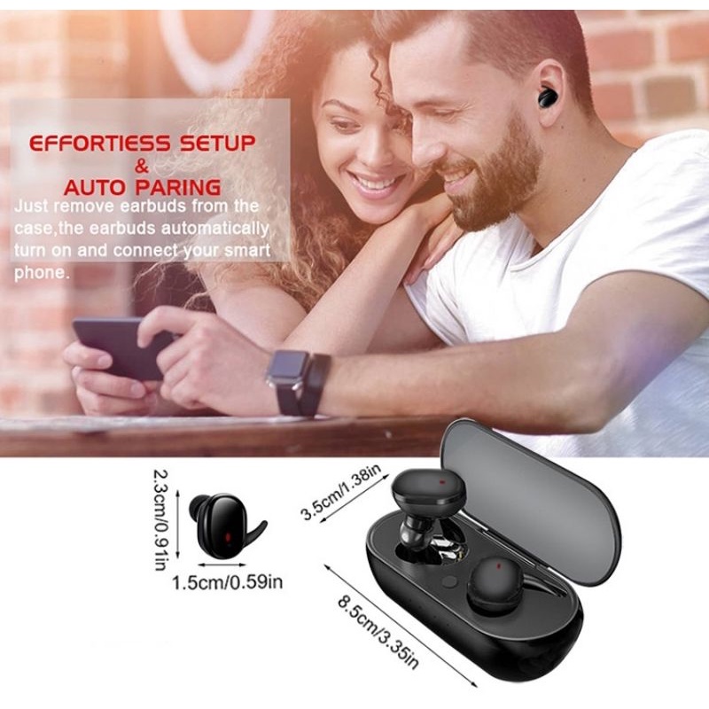 Handsfree Bluetooth TWS4 Earphone Wireless TWS 4 Stereo Headset Bluetooth 5.0