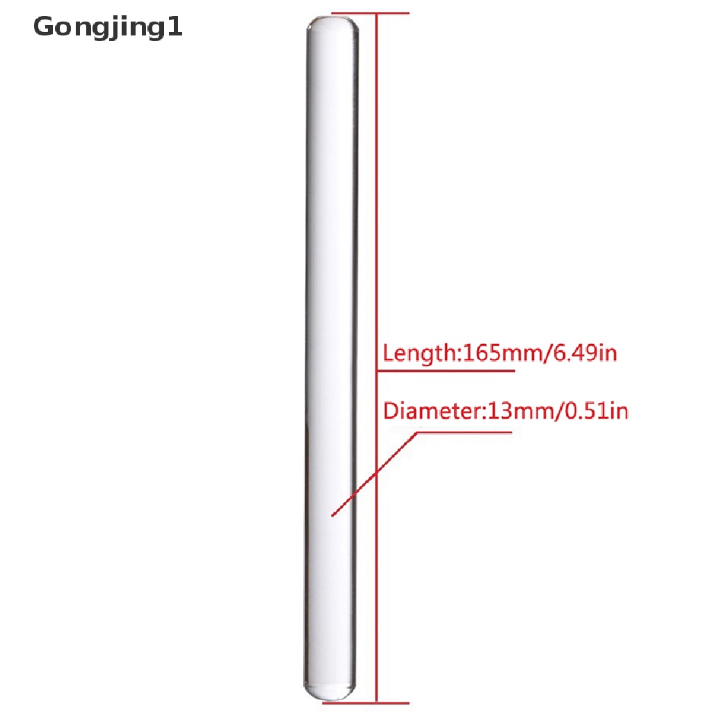 Gongjing1 Rolling Pin Akrilik Transparan Anti Lengket Alat Baking Kue / Pastry