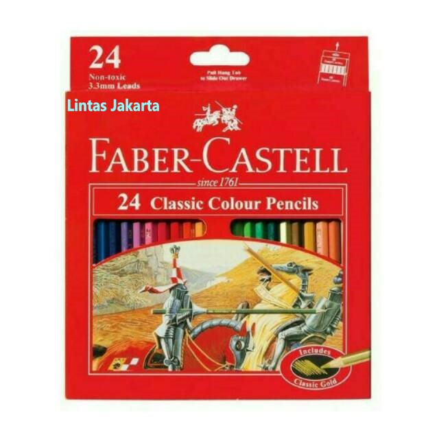 

Pensil Warna 24 Warna Merk Faber Castell Classic