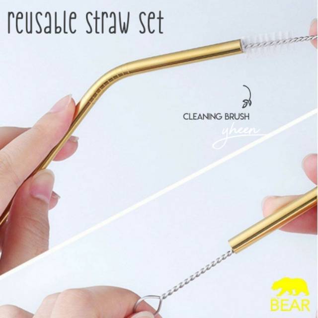 Reusable Straw / Stainless Straw / Sedotan Stainless / Sedotan Reusable