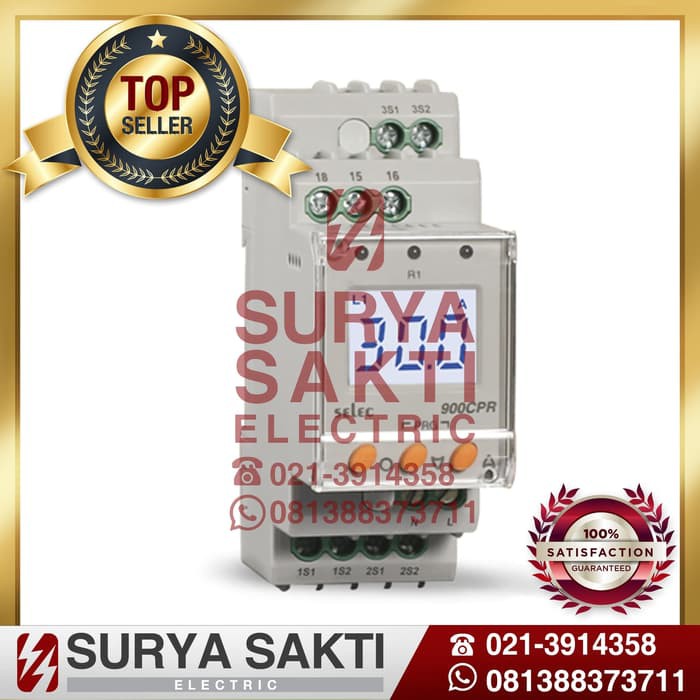 SELEC 900CPR-3 CPR DIGITAL CURRENT RELAY PROTEKSI PFR PHASE