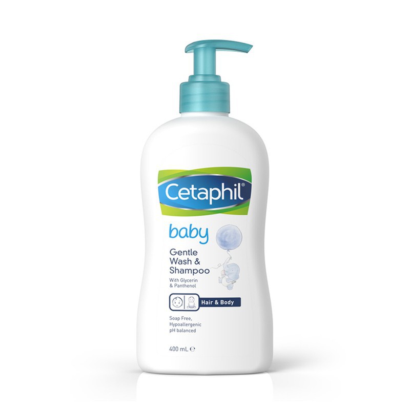 Cetaphil Baby Gentle Wash &amp; Shampoo Sabun Shampoo Bayi 400ml