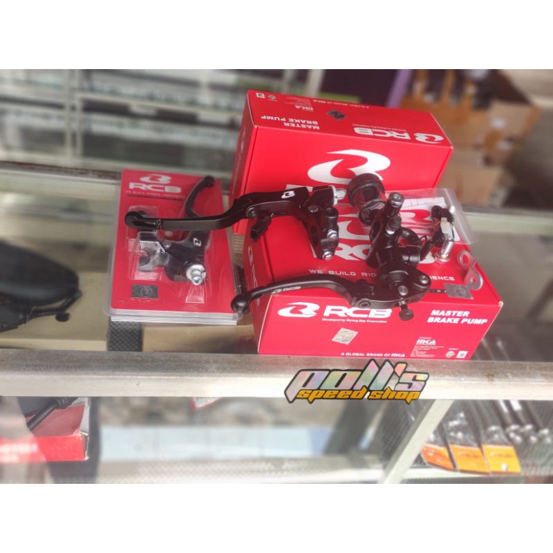 MASTERREM RCB S1 FULL BLACK. HANDLE KIRI REM/KOPLING