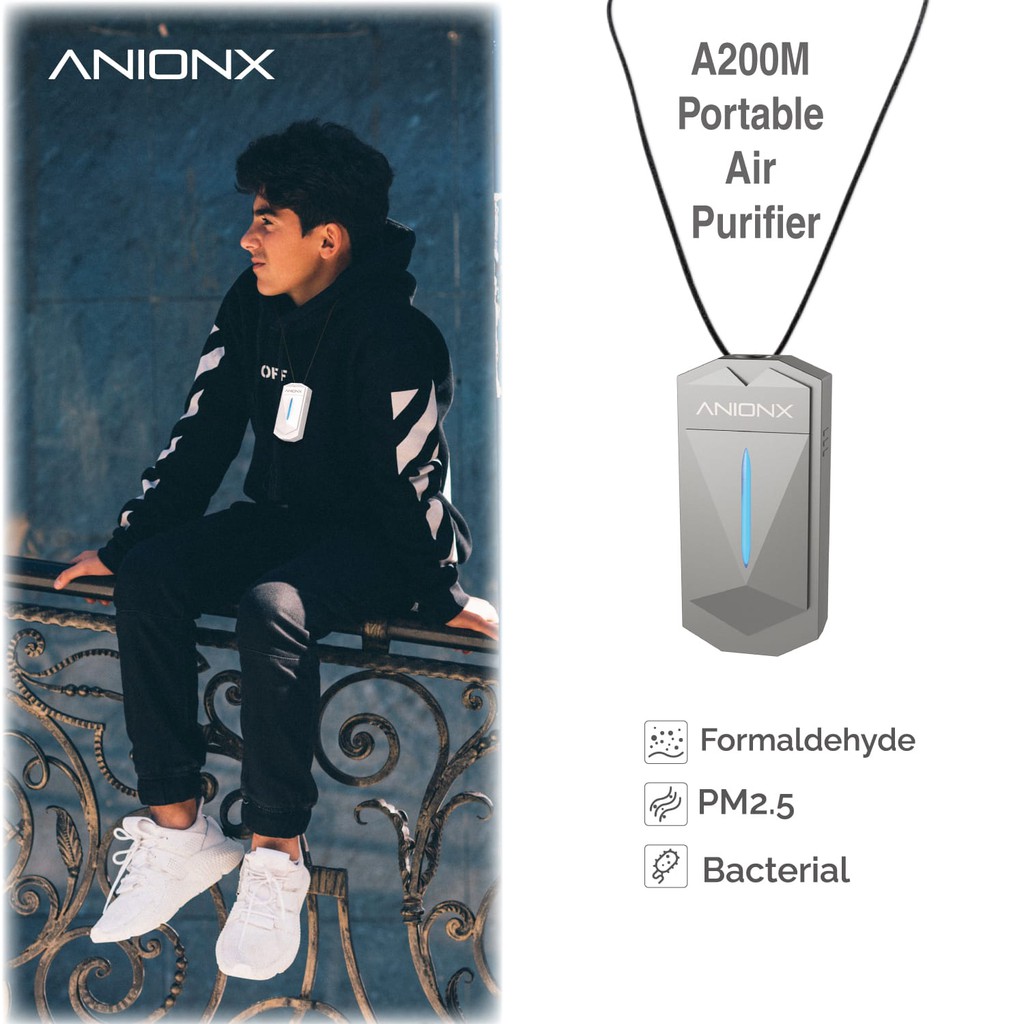 ANIONX 200M AIR PURIFIER KIDS - Kalung Pembersih Udara Ion Negative Virus Anak