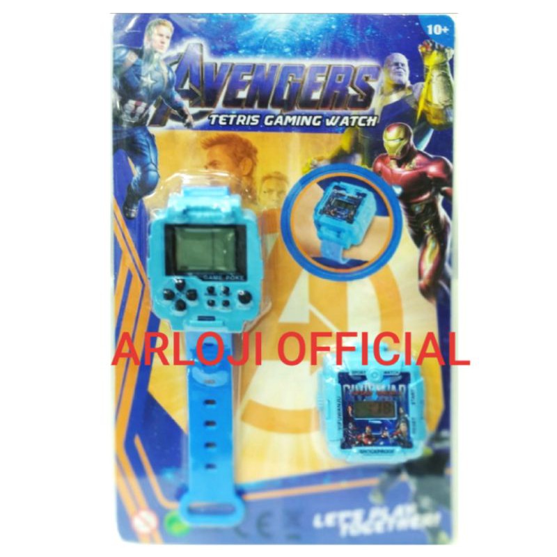 Jam tangan digital plus Game tetris