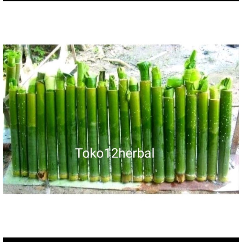 

Bambu bakar nasi lemang Isi 3 pcs /free daun