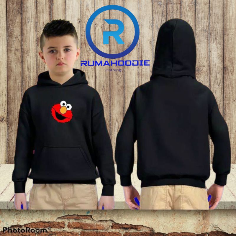 Jaket anak sweater hoodie anak elmo