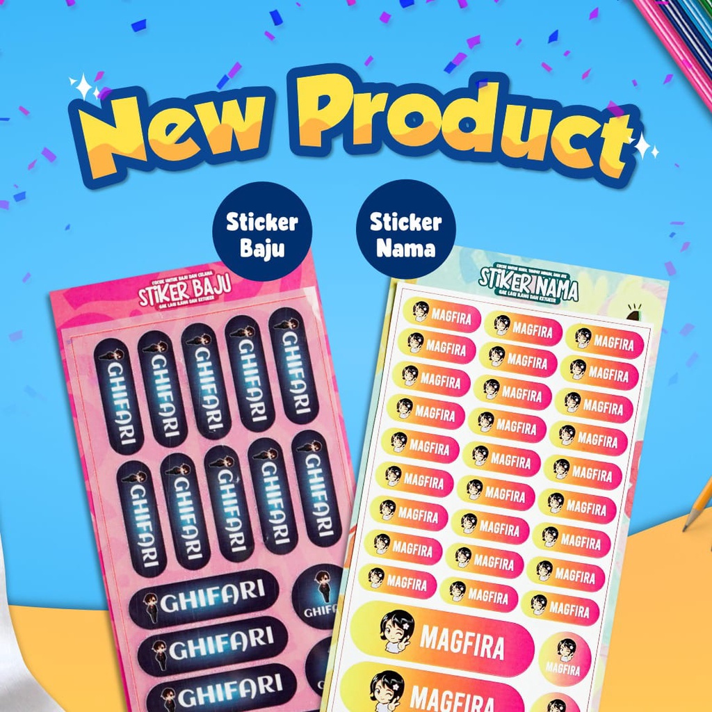 

PAKET BTS : 100 STIKER BAJU + 100 STIKER NAMA