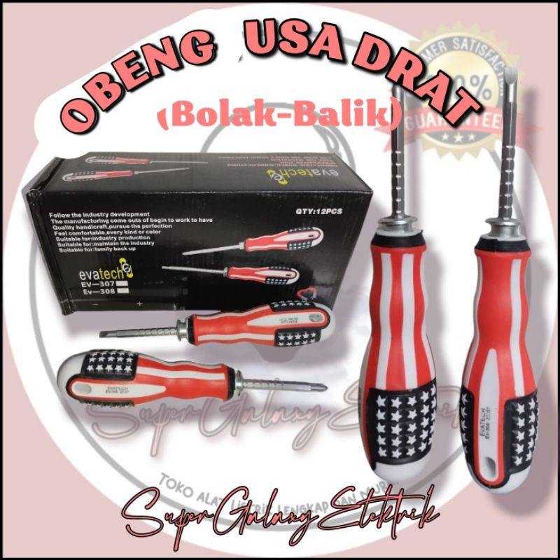 Obeng USA Drat/ Obeng USA drat murah/ Obeng Bolak-balik/ Obeng Bolak-Balik Usa drat