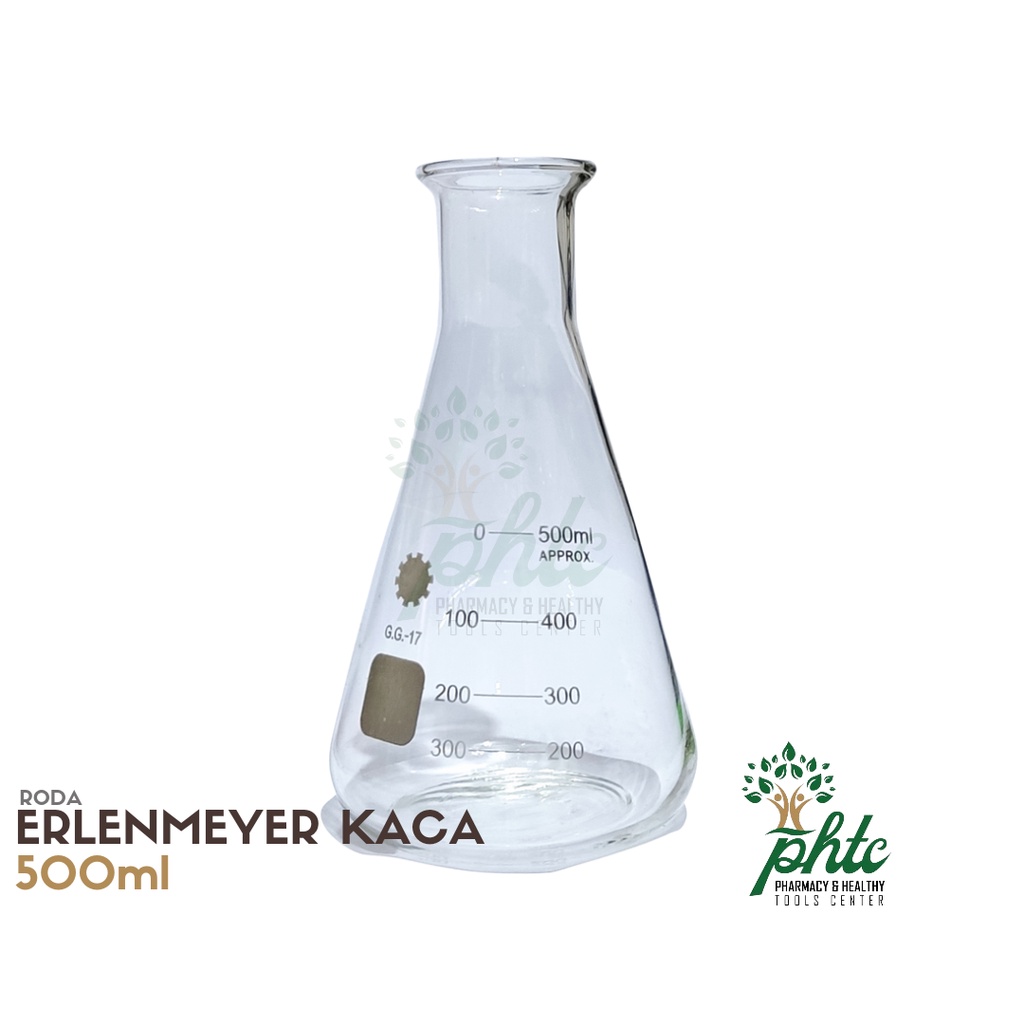 RODA Elmeyer 500ml l Erlenmeyer 500 ml Kaca