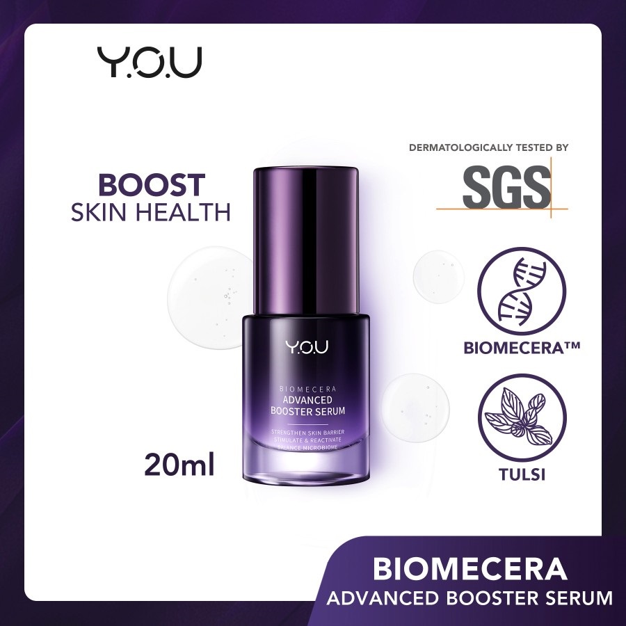 ★ BB ★ Y.O.U Biomecera Advanced Booster Serum - Ceramide Skin Barrier Repair - YOU Serum Wajah