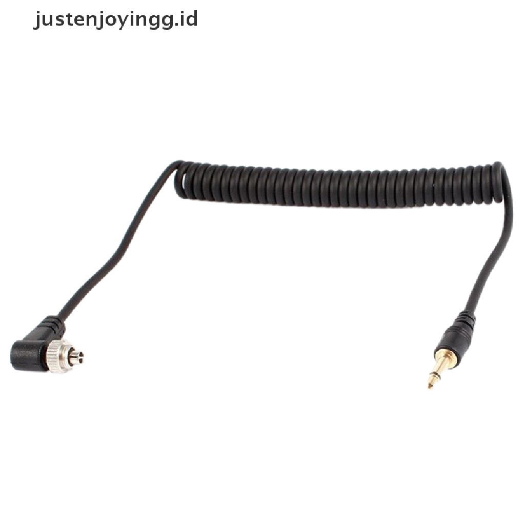 Kabel Sekrup Kunci Sync Flash PC 3.5mm Ke Male Untuk Trigger Studio Light