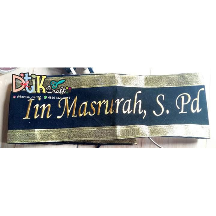 Selempang Wisuda bludru
