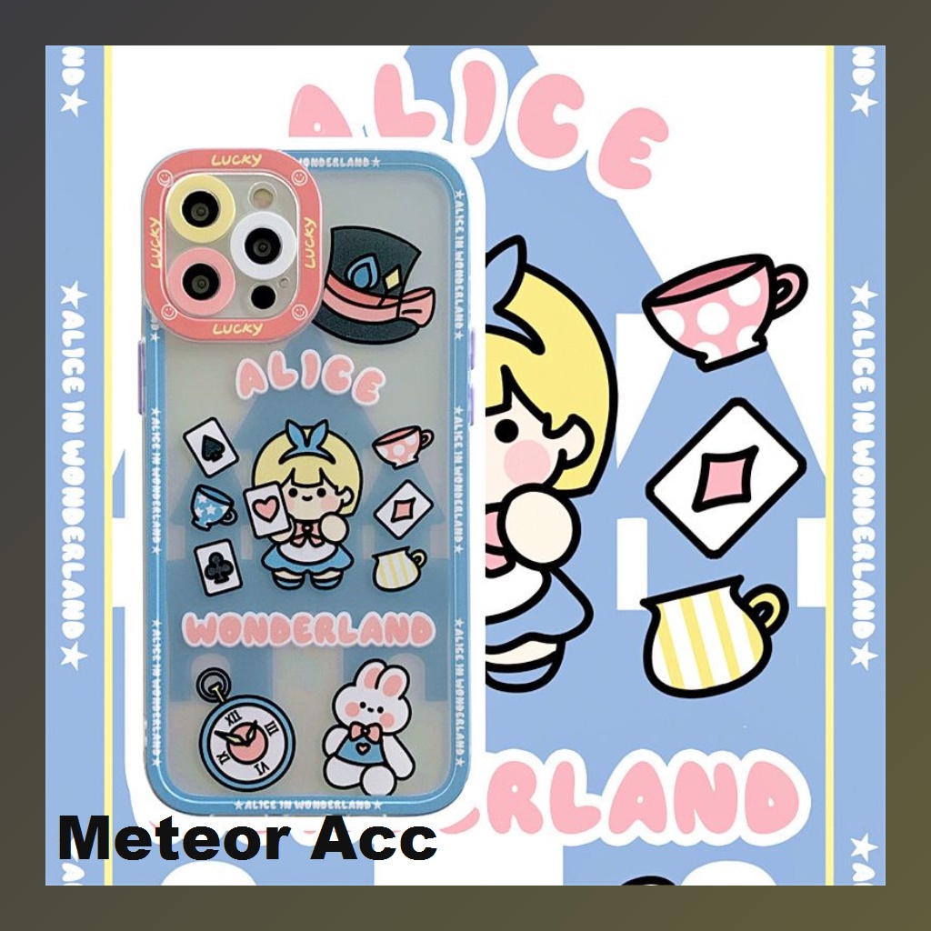 Softcase Skin Feel Case Alice Wonder for Oppo A15/A15s,A33/A53,A3s 2 U1 U2 C1 A5s A12 A11k A7 A52/A7