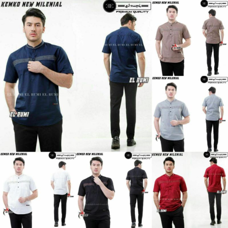 KEMKO PENDEK MILENIAL KEMKO MUSLIM ORIGINAL EL-RUMI CATTON