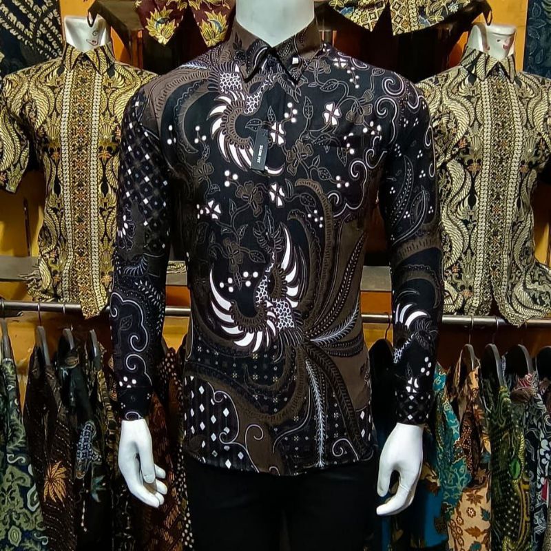 [BAJUBATIKPRIA] BAJU BATIK PRIA SLIMFIT MODERN LENGAN PANJANG SIZE M L XL XXL NEW PRODUK