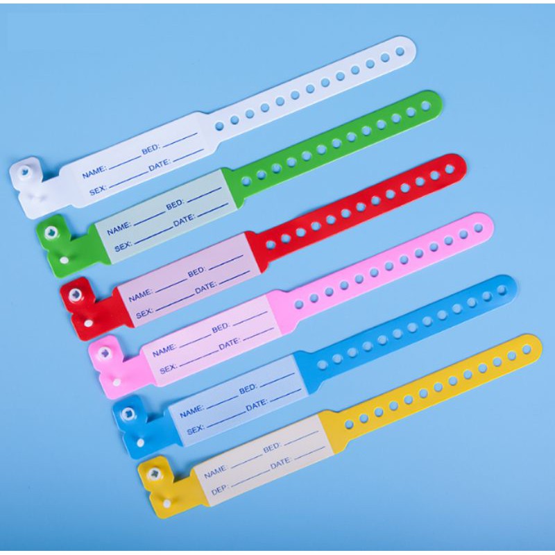 Gelang Identitas Pasien Rumah Sakit Original Liferesources / Id Patient Adult - Child Identification Bracelet