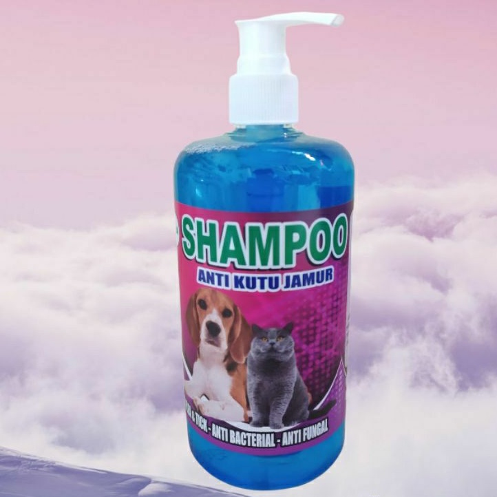 Shampoo kucing anjing 500 ml anti kutu jamur BUBBLE GUM