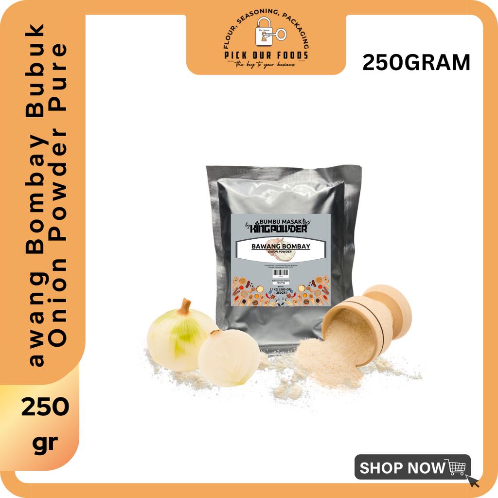 Onion Powder Pure 100% / Bawang Bombay Bubuk 1kg / 500gr / 250gr / 120gr / Bubuk Bawang Termurah