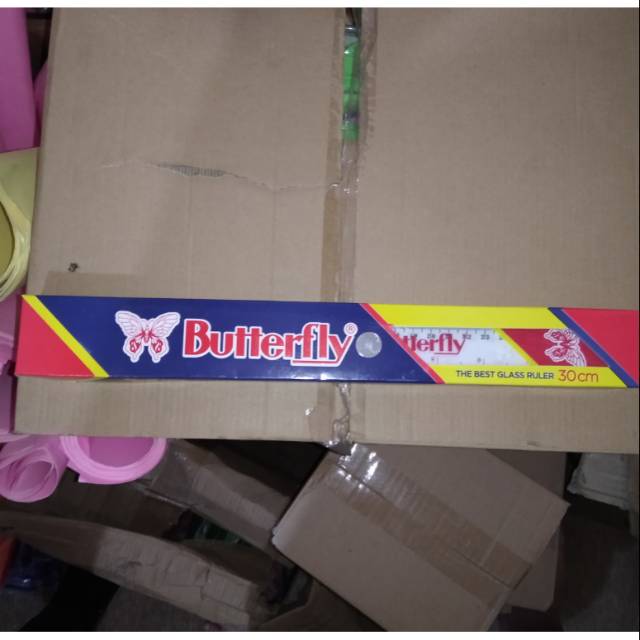 

Penggaris Plastik Butterfly 30cm