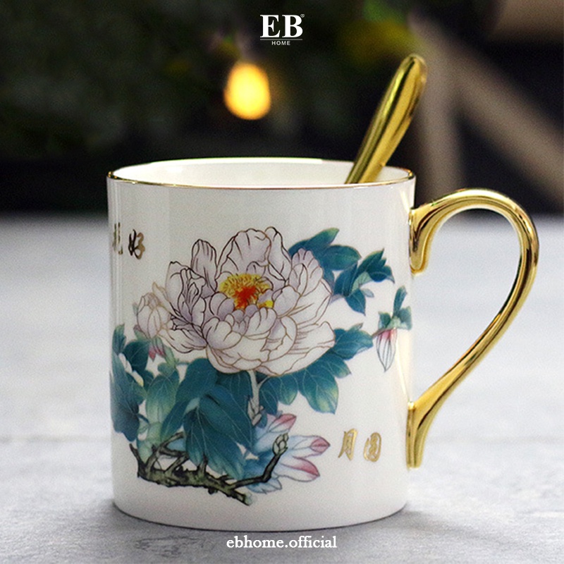 Gelas Keramik Cantik / Gelas Keramik Mewah / Luxury Mug Set 41/3