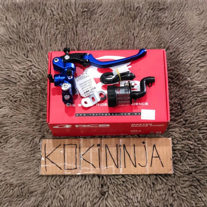 master rem rcb s1 blue biru racingboy racing boy brake new original