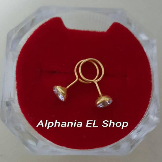Anting Toge Anting Bayi emas 700 0,5gr