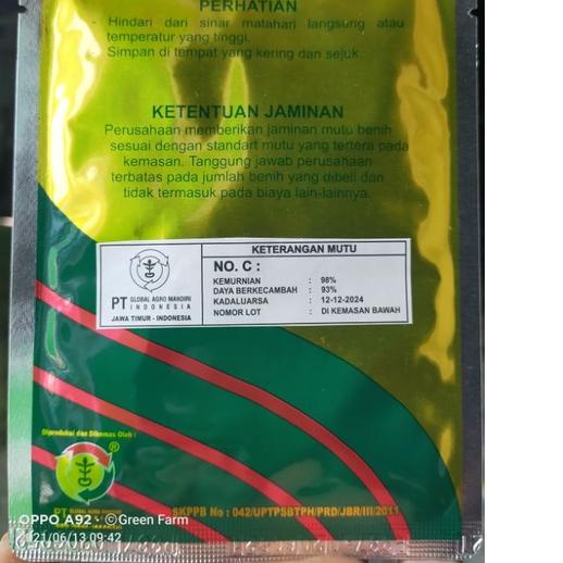 「Stok terbaru」 New Gs Prentul F1 10gr Cabe Rawit Cempluk Original Pabrik Global Seed Cabe Rawit Puti