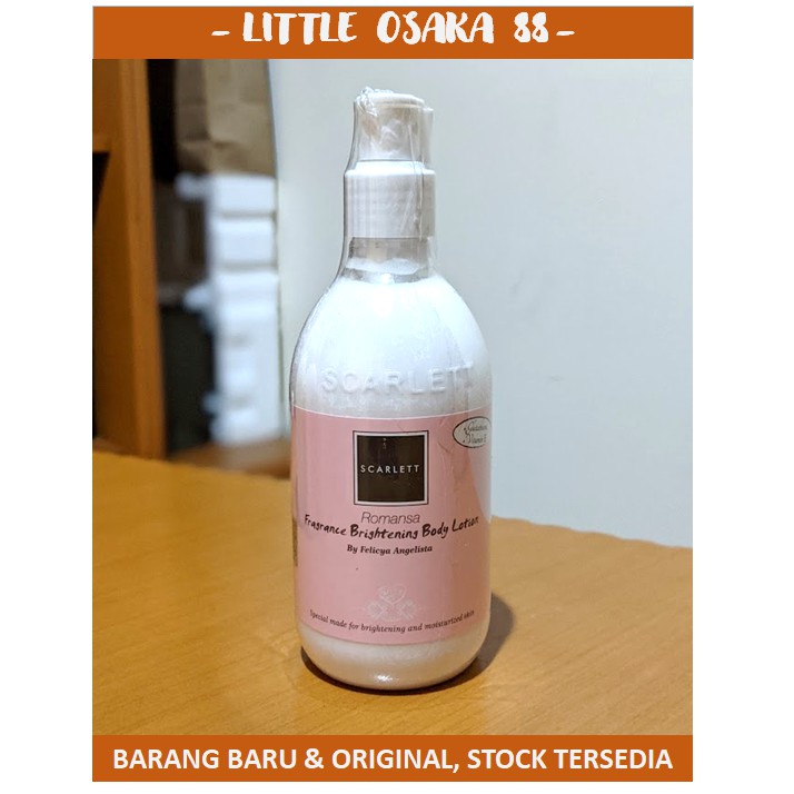 Scarlett Fragrance Brightening Body Lotion Krim Badan 300 ml