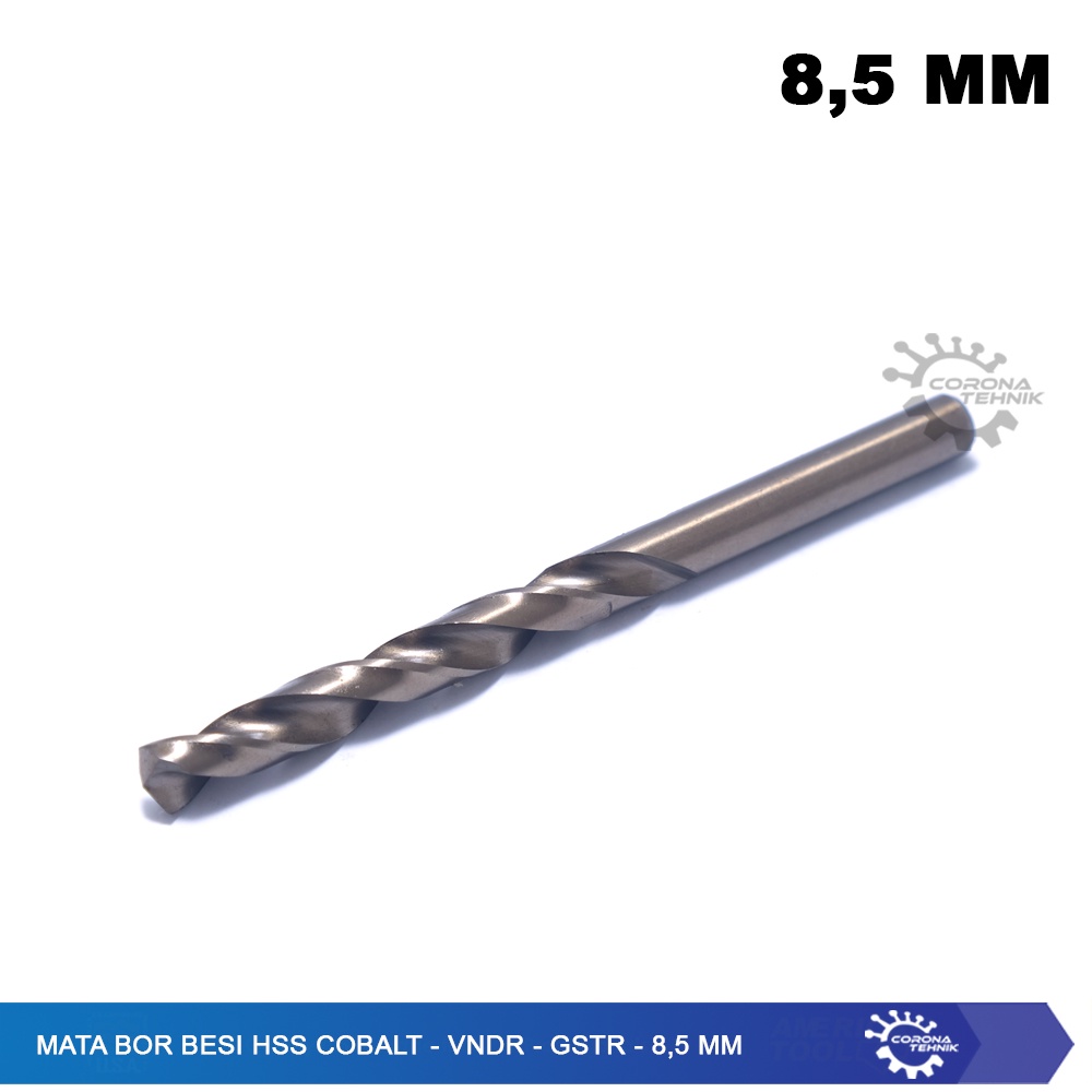 8,5 mm - Mata Bor Besi HSS Cobalt - VNDR - GSTR