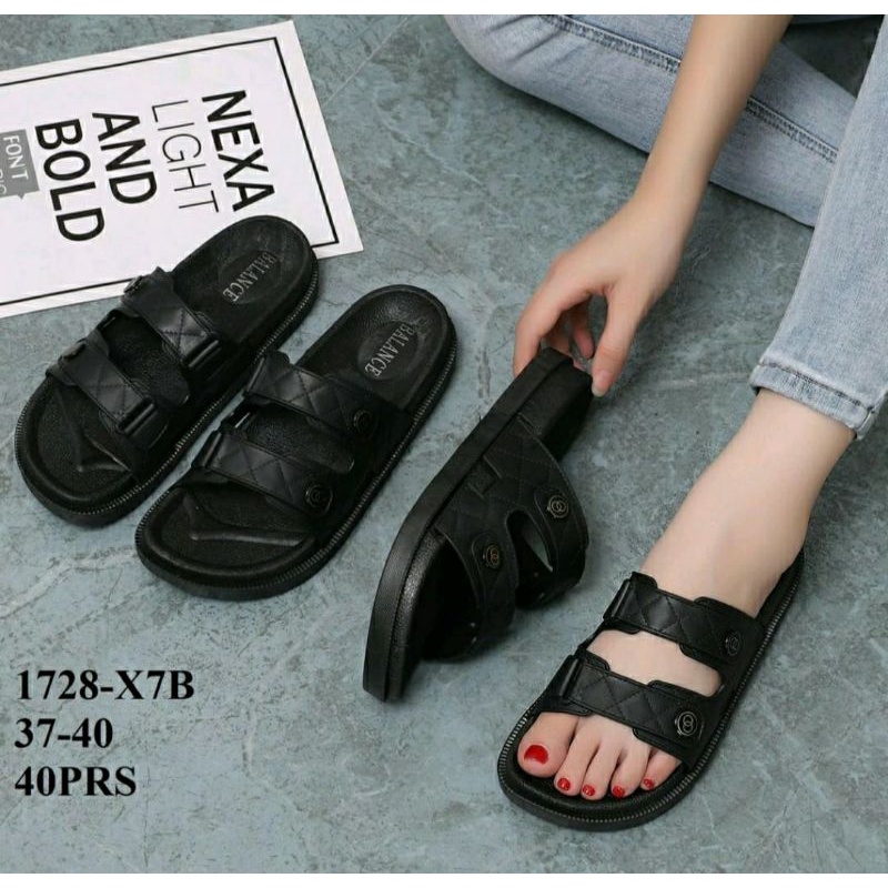 Sandal Karet Jelly ACE Korea Wanita Balance 1962-X7B