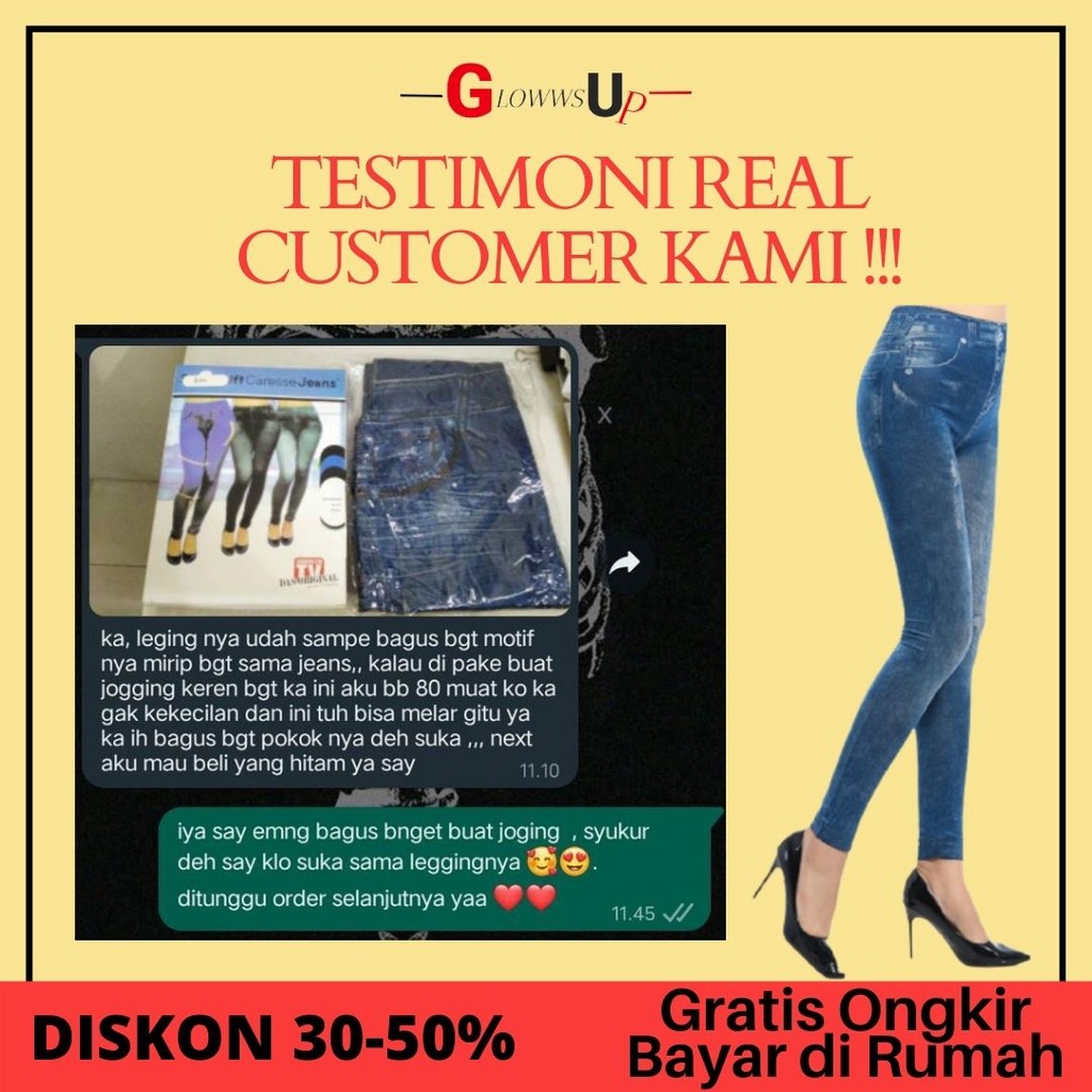 SLIM N FIT CARESSE JEANS - SLIMMING JEANS LEGGING PELANGSING