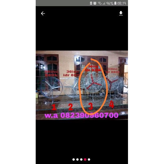 kipas kandang ayam jumbo modifikasi Limited