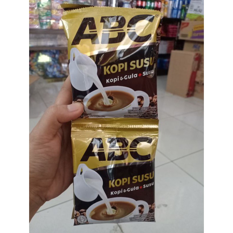 

Kopi ABC susu rtg isi 10 bungkus x 31 gr