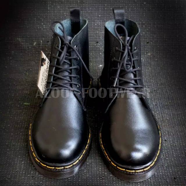 SEPATU BOOTS UNISEX ALOOF ORIGINAL  DENBORA KULIT ASLI PRIA HANDMADE