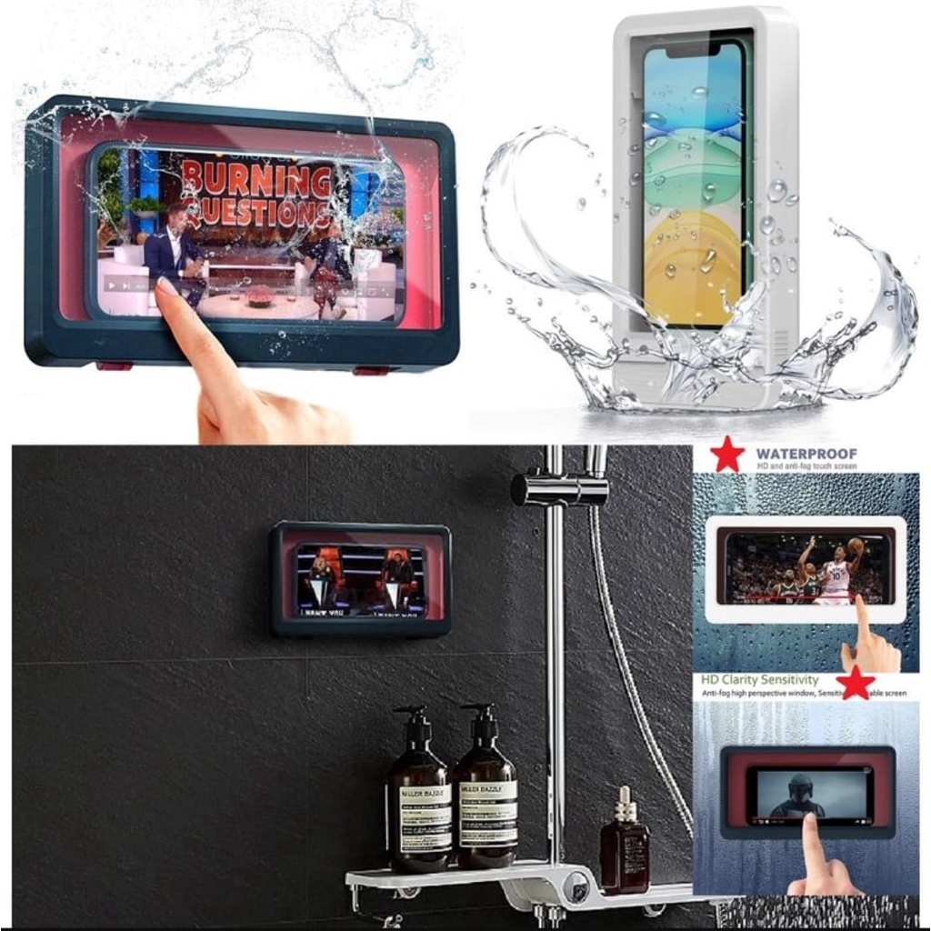 Magic Box Bathroom Waterproof Case HP Tempel Dinding Tahan Air