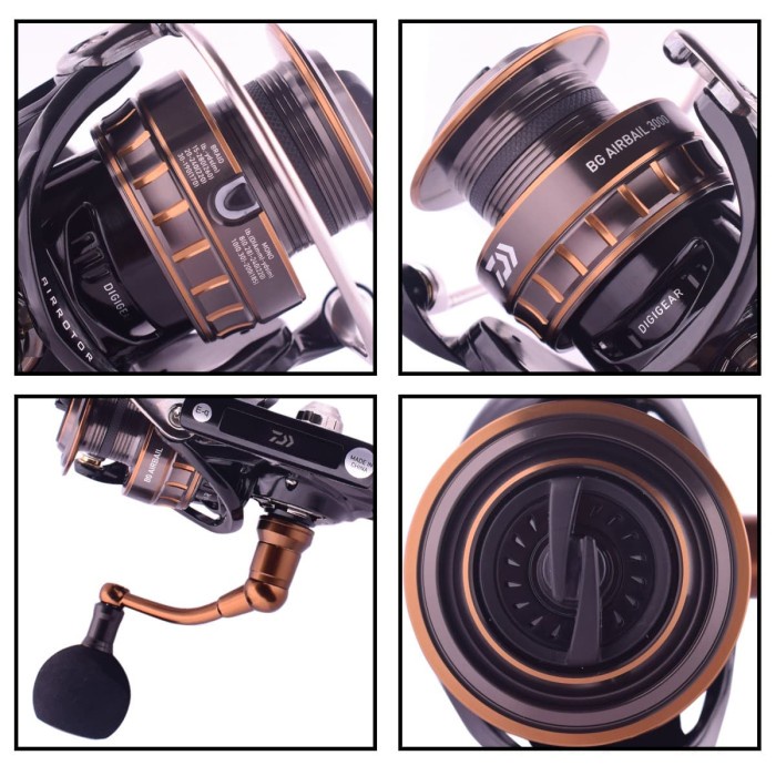 Termurah.. Reel Spinning Daiwa Bg Airbail - 3000 Indonesiamemancing Cv