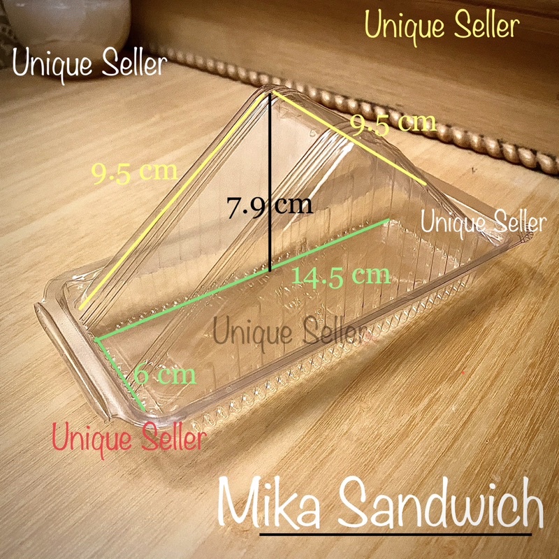 [10 pcs] Mika Sandwich Segitiga - PB33 ISI 10 PCS