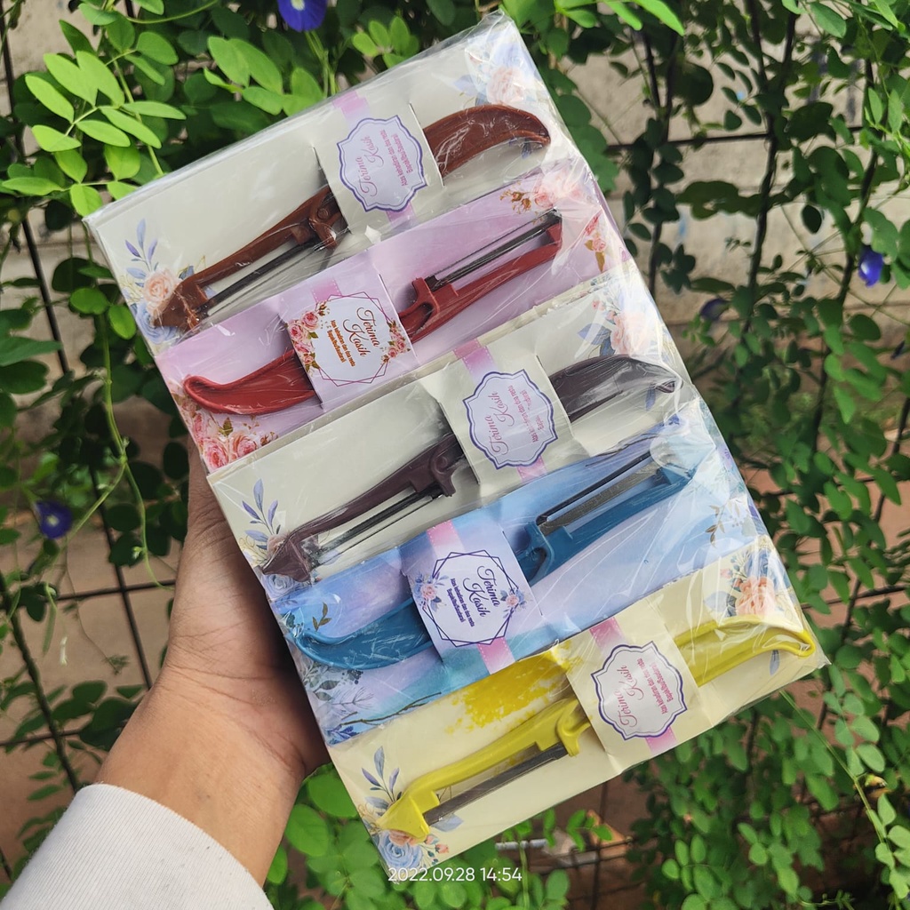 50 PCS Souvenir Pengupas BuahKecil / Peeler/ Serutan Buah Alas Shabby Kemas Plastik