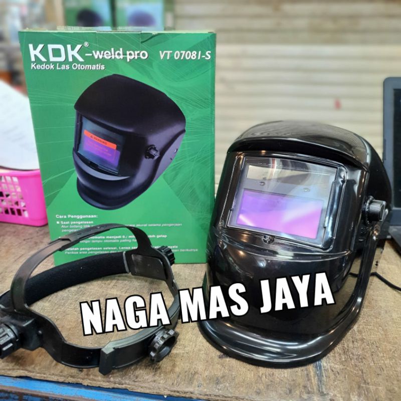 HELM LAS OTOMATIS / KEDOK LAS OTOMATIS / TOPENG LAS OTOMATIS KDK AUTO DARKENING