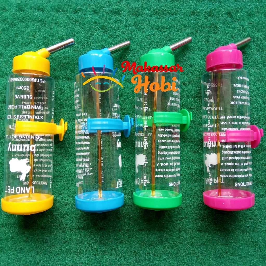 Drinking Bottle Chiro 250ml Botol Dot Tempat Air Minum Gantung Hamster