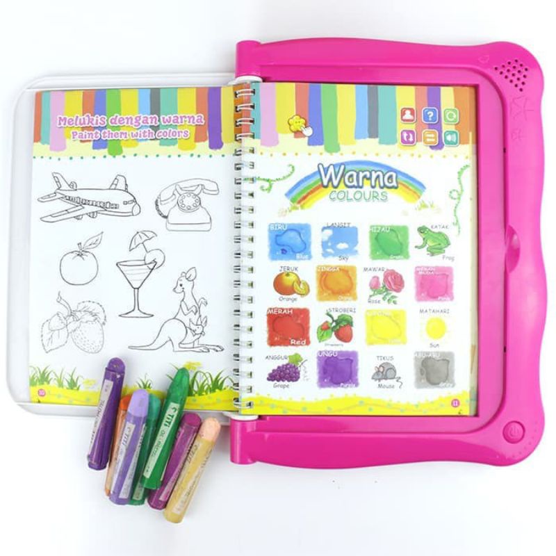 Early Learning Book - Ebook Indonesia Inggris - Mainan buku pintar