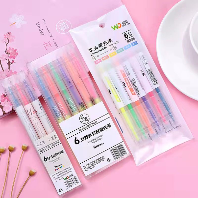 

STABILO PANJANG 6 WARNA 2 ARAH / STABILO WARNA WARNI /