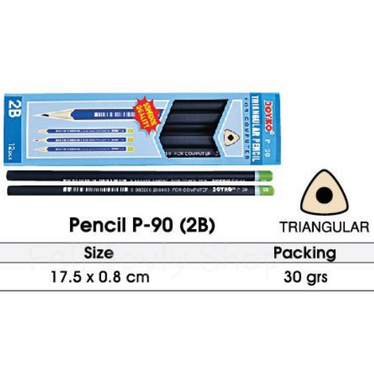 

PENSIL 2B JOYK0 P90 PENCIL KAYU KOMPUTER GAMBAR SKETSA RAUTAN MURAH