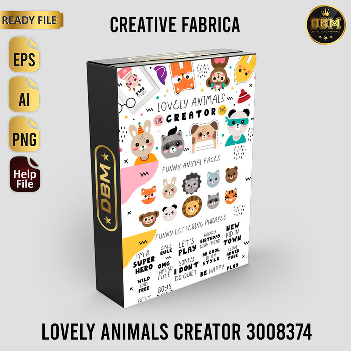 Lovely Animals Creator - Vector Designs