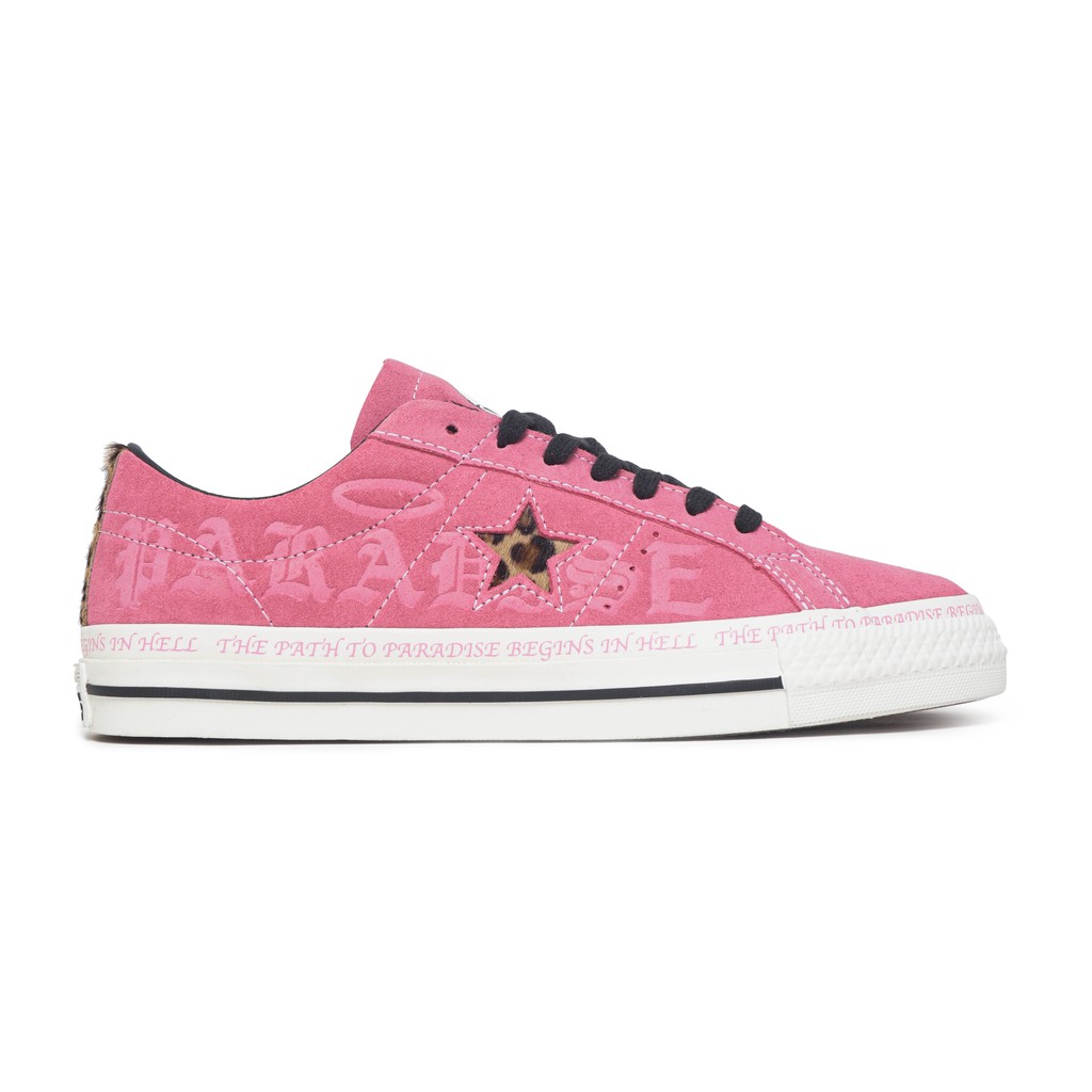 Converse One Star Pro Sean Pablo 90s Pink Suede Sneakers Pria