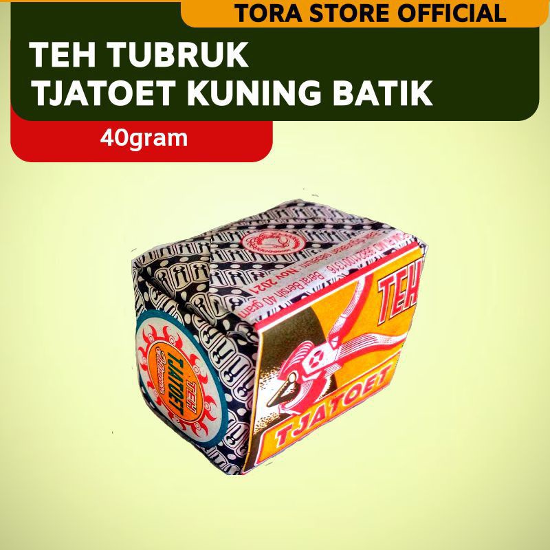 

Teh Tjatoet Kuning Batik Tabur Tubruk Murah 40 Gram