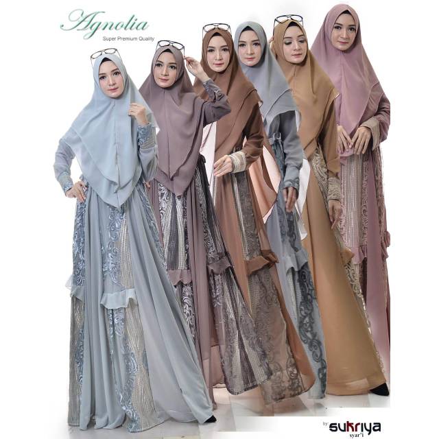 Gamis Agnolia by Sukriya Fashion (Original)
